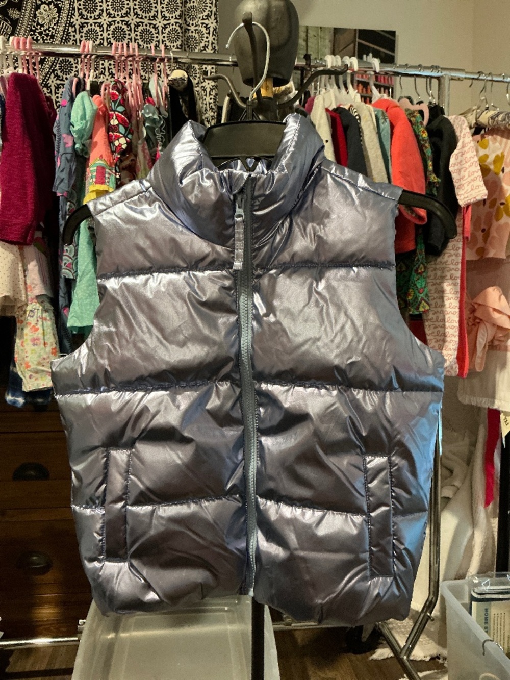 Old Navy puffer vest 8Y
